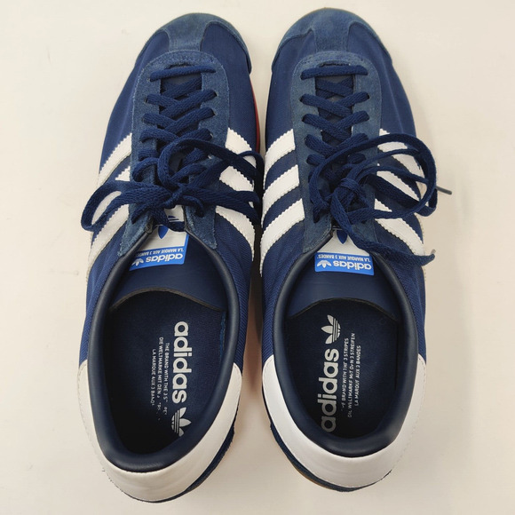 Adidas Country OG Sneakers Shoes Mens 10.5 Blue White Red EE5744 Retro Rare main image 12